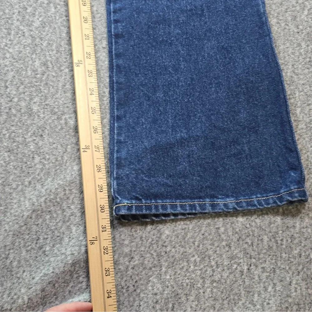 Paris Blues Girls Flared Blue Jeans 100% Cotton Denim Studded Pockets Size 7